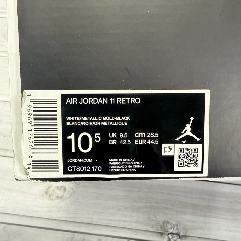 Air Jordan 11 Retro Basketball Shoes 10.5 Gratitude Defining Moments CT8012 170 - Picture 16 of 16